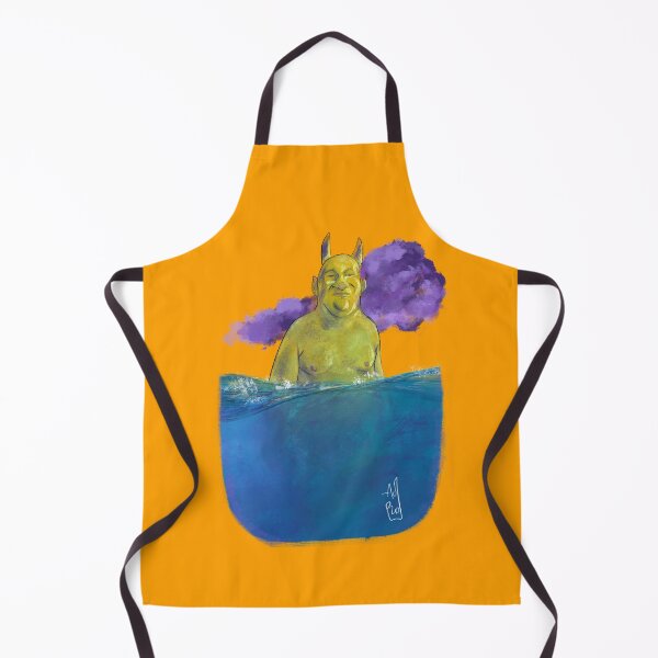 Item preview, A little devil taking a bath designed and sold by Alessandra Dell’Anna Peccarisi.