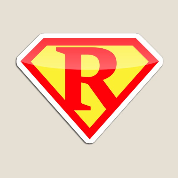 R In Superman Logo