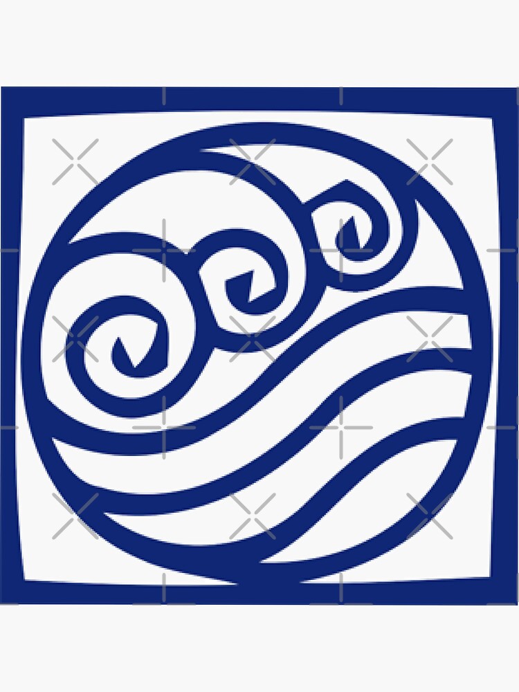 Avatar Water Tribe Symbol Sticker For Sale By Dontstealwaifu Redbubble 6932