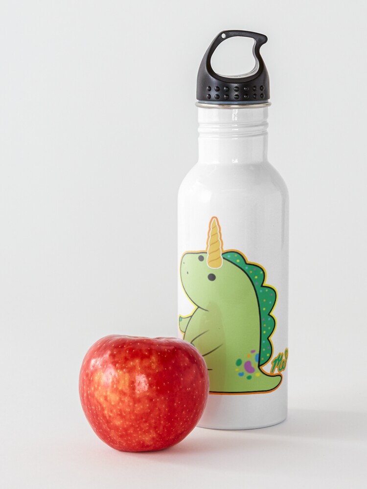 Alternate view of Moriah Elizabeth Pickle the Unicorn dinosaur Water Bottle