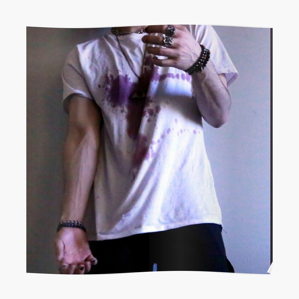 White Tee Corpse Sticker By Eythne Redbubble