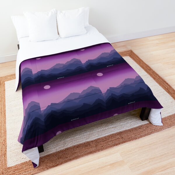 Purple Mountains Comforter