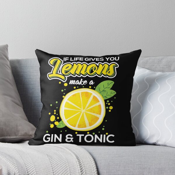 Item preview, If Life Gives You Lemons Make a Gin & Tonic Alcohol Beverage designed and sold by shirti.