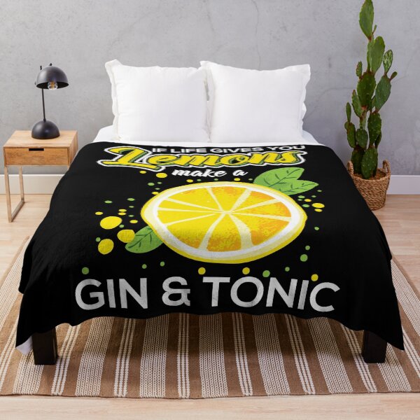 Item preview, If Life Gives You Lemons Make a Gin & Tonic Alcohol Beverage designed and sold by shirti.