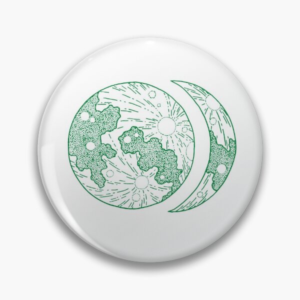 Item preview, Green Moon with craters Bunker lab designed and sold by Bunker Lab.