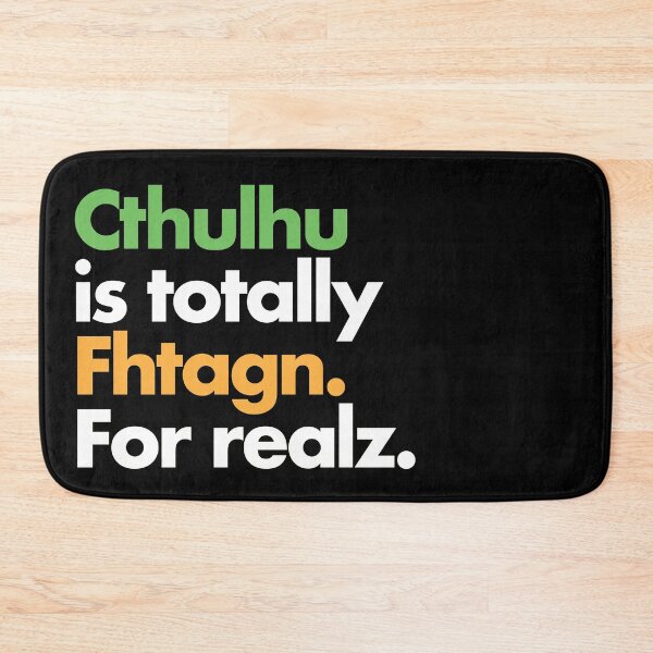 Item preview, Cthulhu is Totally Fhtagn.  For Realz.- Lovecraft designed and sold by andr0narak.