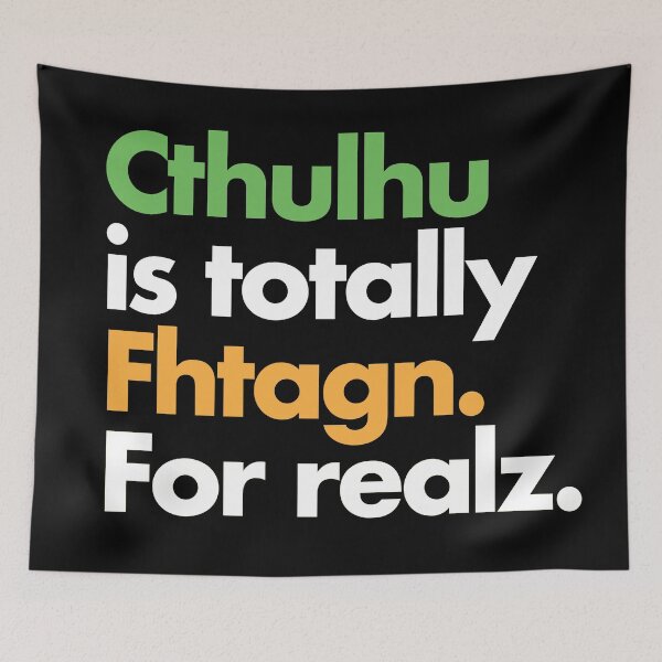 Item preview, Cthulhu is Totally Fhtagn.  For Realz.- Lovecraft designed and sold by andr0narak.