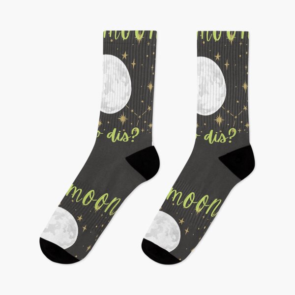 Item preview, New Moon who dis? neon yellow zodiac signs stars astrology designed and sold by Joanna Durkin.