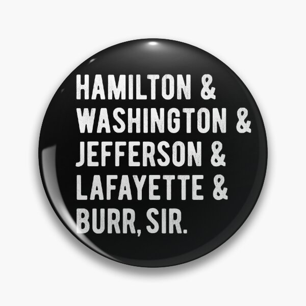 Artikelvorschau, Hamilton & Washington & Jefferson & Lafayette & Burr, Sir Squad entworfen und verkauft von Identity Club Co.