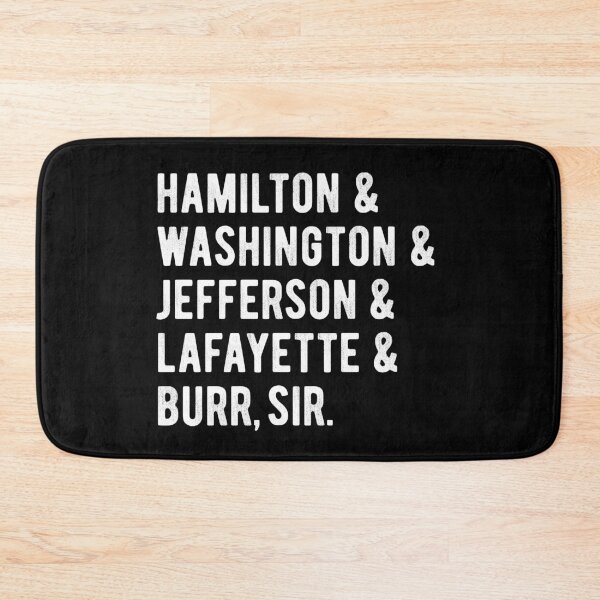 Item preview, Hamilton & Washington & Jefferson & Lafayette & Burr, sir squad designed and sold by Identity Club Co.