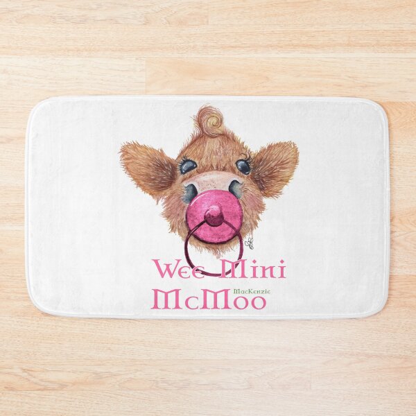 Item preview, Wee Mini MacKenzie McMoo Pink designed and sold by Fiona Bárcenas.
