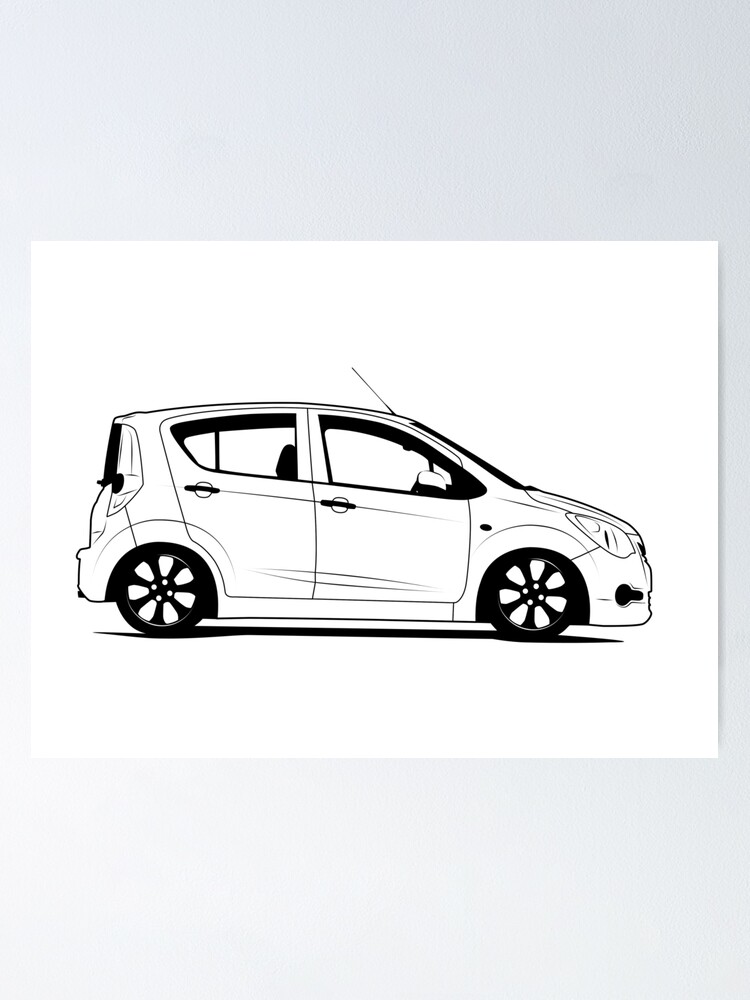 Agila Silhouette Poster For Sale By Citroenc5 Redbubble