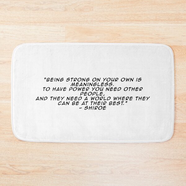 Item preview, Shiroe - Quote designed and sold by Epicanimequotes.