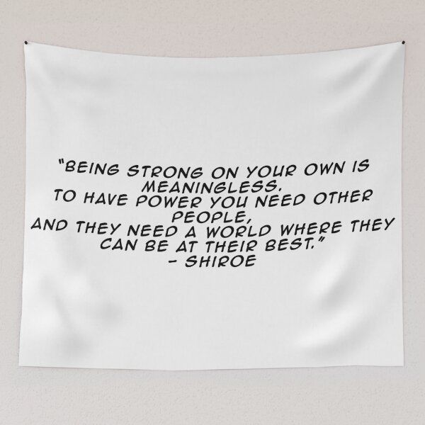 Item preview, Shiroe - Quote designed and sold by Epicanimequotes.