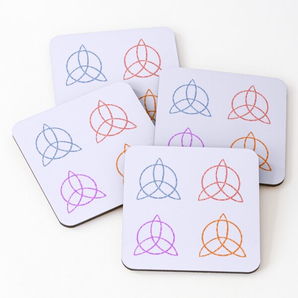 Item preview, Geometric triquetra 4 colour designs designed and sold by L1221e92.