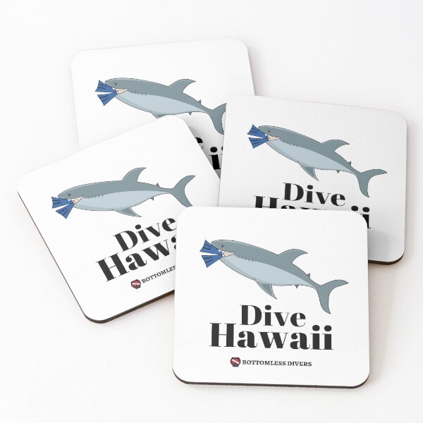 Item preview, Dive Hawaii Great White with Black Font designed and sold by BottomlessDiver.