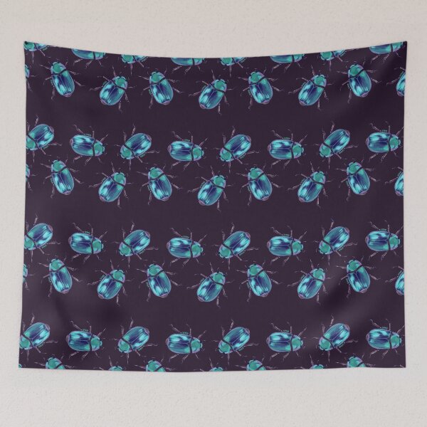 Item preview, Iridescent Beetle Pattern designed and sold by SpectacledPeach.