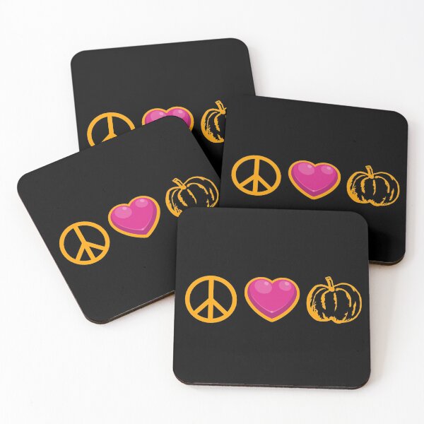 Item preview, Peace, Love, Pumpkin Halloween designed and sold by RailoImage.