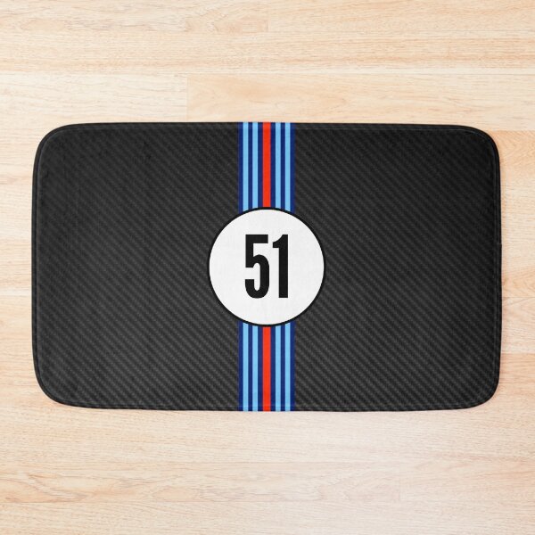 Item preview, Martini Racing Number 51 Carbon Poster – Classic Porsche Livery Art designed and sold by Road To Track.