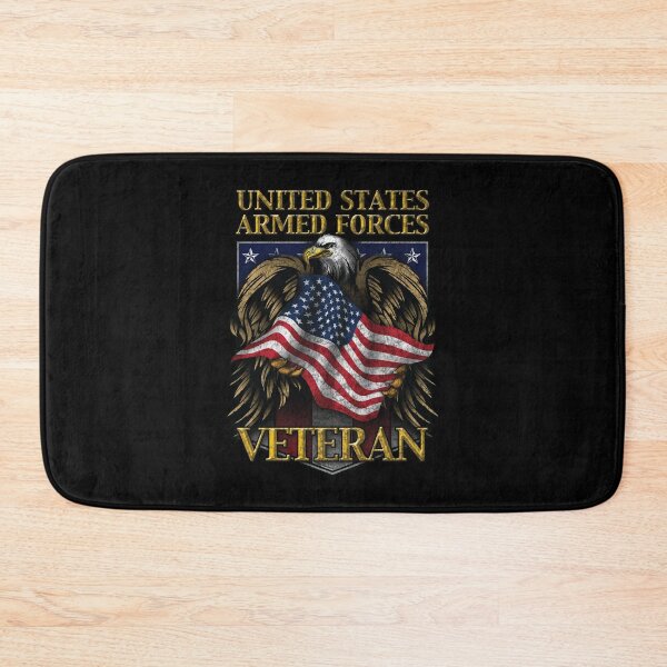 Item preview, United States Armed Forces Veteran Shield with Eagle and Flag designed and sold by hobrath.
