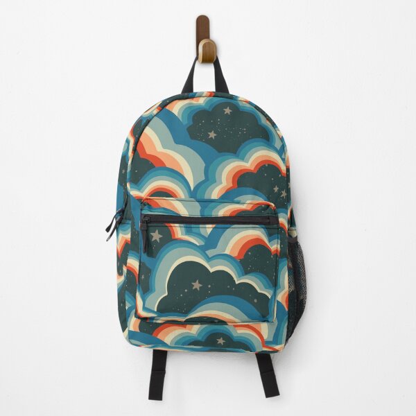 Item preview, Psychedelic, Retro, 60s 70s Clouds and stars designed and sold by Ink Tally.