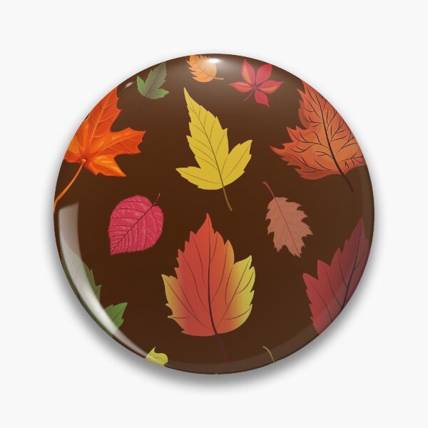 Item preview, Autumn colours leaves pattern designed and sold by Kipcio.