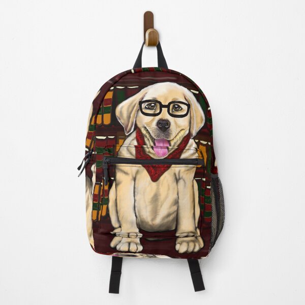 Item preview, Bookish Bookworm Dog with books - Reading introvert cottage core cozy vibes Golden Labrador retriever puppy dog Librarian designed and sold by Artonmytee.