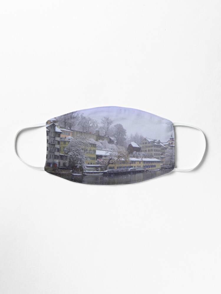 Alternate view of Snowy Zurich Mask