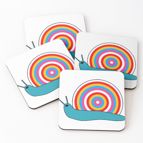 Item preview, rainbow snails sticker designed and sold by astriebatik.