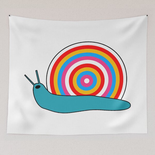 Item preview, rainbow snails sticker designed and sold by astriebatik.