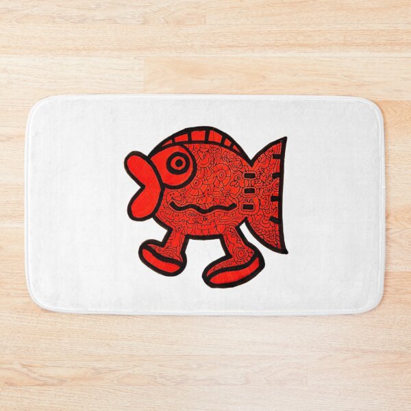 Item preview, Red Snapper Fish Doodle designed and sold by So Witcasm ?.