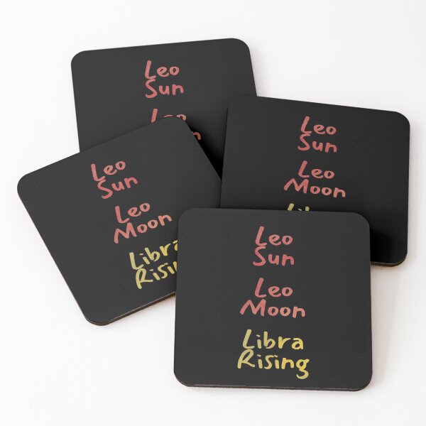 Item preview, Leo Sun Leo Moon Libra Rising Text designed and sold by leomooncreates.