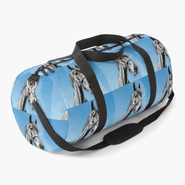 Item preview, Monochrome horse head against a blue sky designed and sold by PicsByTony.
