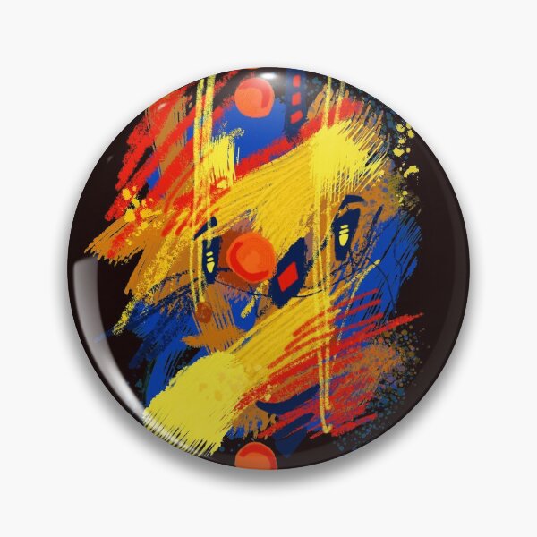 Item preview, Smiley clown abstract portrait designed and sold by Mikko Tyllinen.