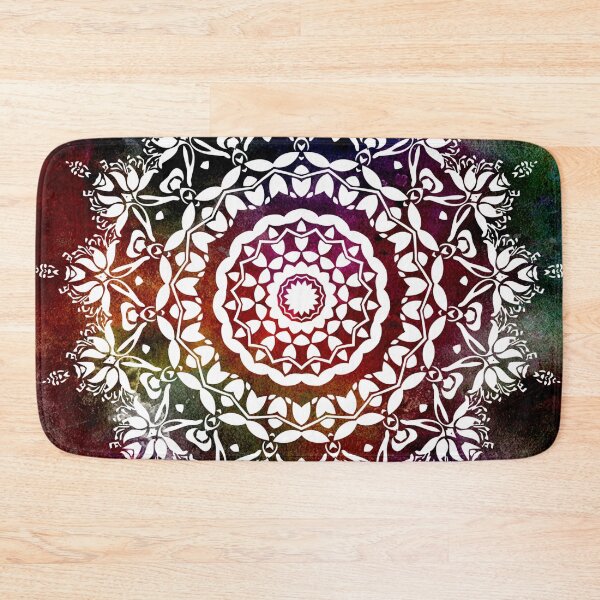 Item preview, Mandala - dark colorful background. designed and sold by wiwiart.