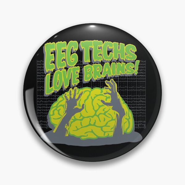 Item preview, EEG Techs Love Brains! (Neuro Tech) designed and sold by Vertigo Creative.