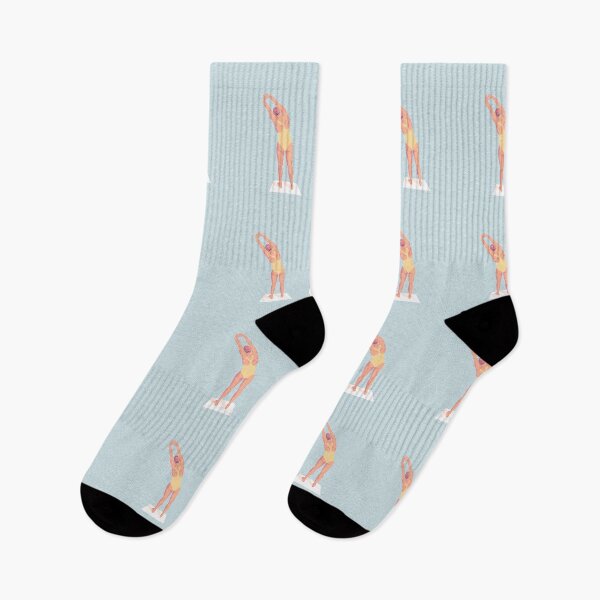 Item preview, Stretching Swimmer Halftone Sunset Colors designed and sold by VeronArtLab.