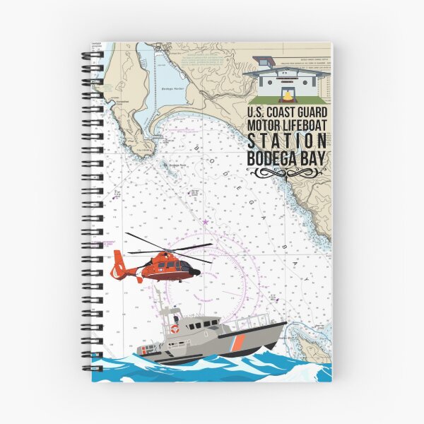 Item preview, Chart Art - Coast Guard Station Bodega Bay designed and sold by AlwaysReadyCltv.