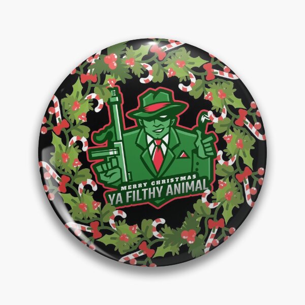 Item preview, Merry Christmas Ya Filthy Animal Wreath designed and sold by Coder-T.