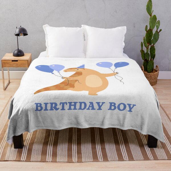 Item preview, Cute BIRTHDAY PANGOLIN Birthday Boy Blue designed and sold by a-little-ink.