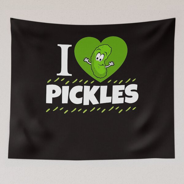 Item preview, I love pickles funny design designed and sold by UrbanGiftShop.
