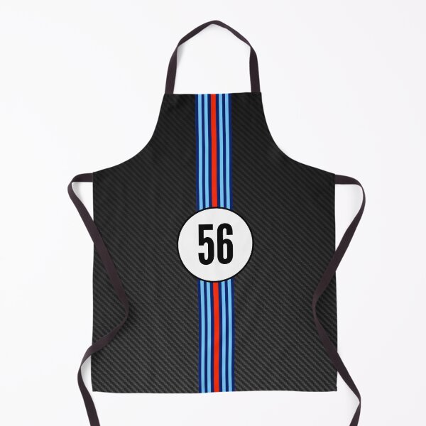 Item preview, Martini Racing Number 56 Carbon Poster – Bold Classic Racing Livery Art designed and sold by Road To Track.