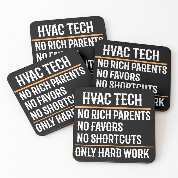 Item preview, HVAC Tech No Rich Parents No Favors No Shortcuts Only Hard Work designed and sold by TeesYouWant.