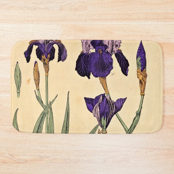 Item preview, Maurice Verneuil - Iris germanique - botanical poster designed and sold by DejaVuStudio.