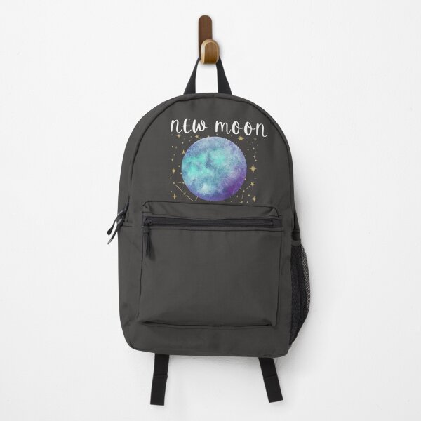 Item preview, New Moon who dis? neon purple blue zodiac star signs astrology designed and sold by Joanna Durkin.