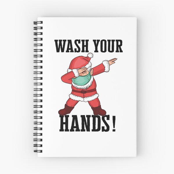 Item preview, Wash Your Hands Funny Dabbing Santa Claus With Face Mask designed and sold by Anushka-art.