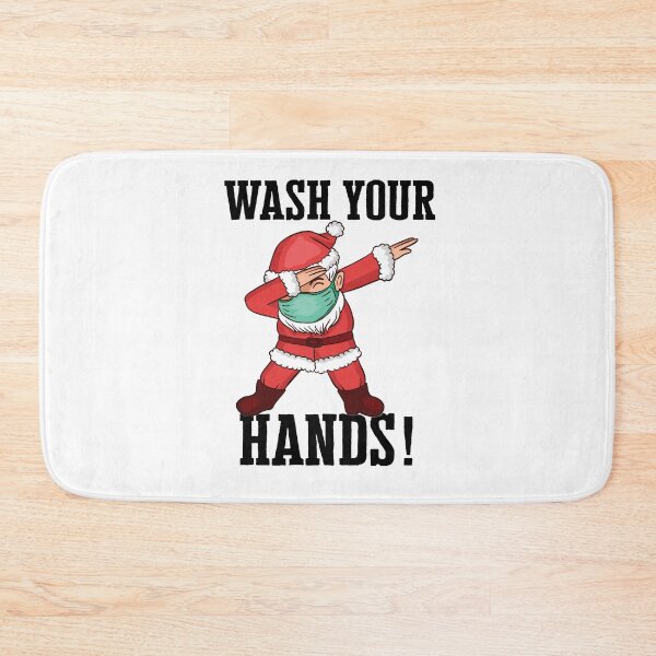 Item preview, Wash Your Hands Funny Dabbing Santa Claus With Face Mask designed and sold by Anushka-art.