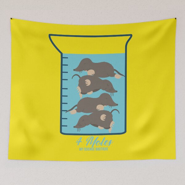Item preview, 4 Moles Science Themed Design designed and sold by SCI-Boutique.