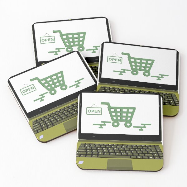 Item preview, laptop vector for Online shop payment designed and sold by asep sarifudin.
