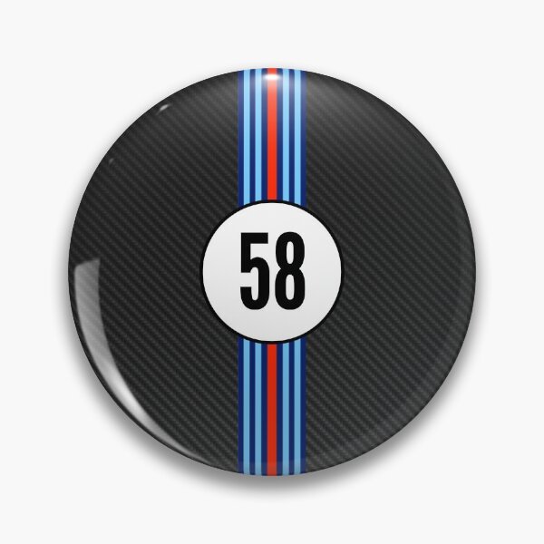 Item preview, Martini Racing Porsche Number 58 Carbon Poster – Classic 917 Livery Art designed and sold by Road To Track.